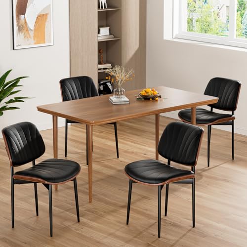 Mid-Century Modern Dining Chair Set of 4